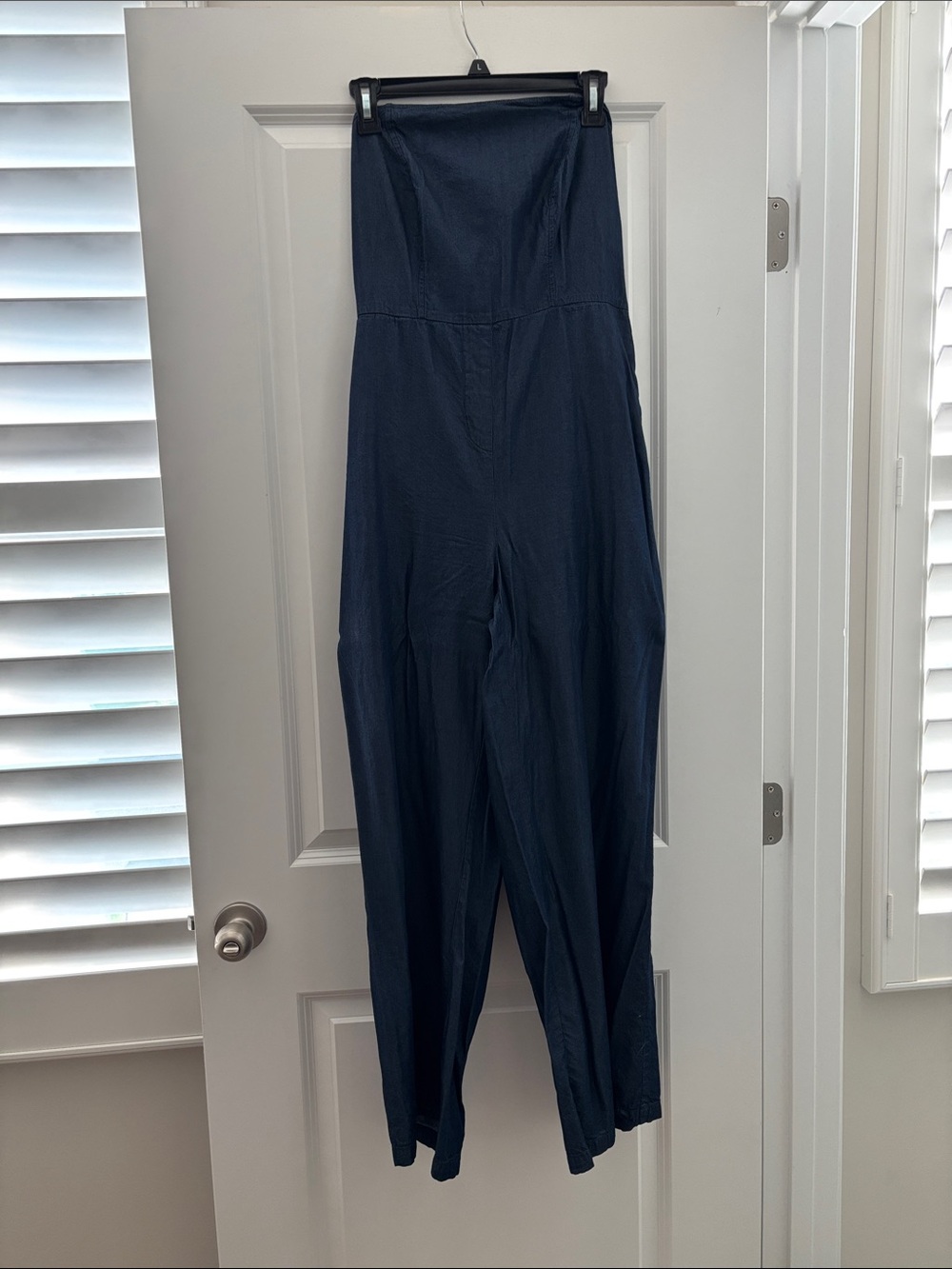 Strapless Navy Jumpsuit